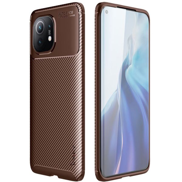 

TPU чехол iPaky Kaisy Series для Xiaomi Mi 11 Коричневый (6163349)