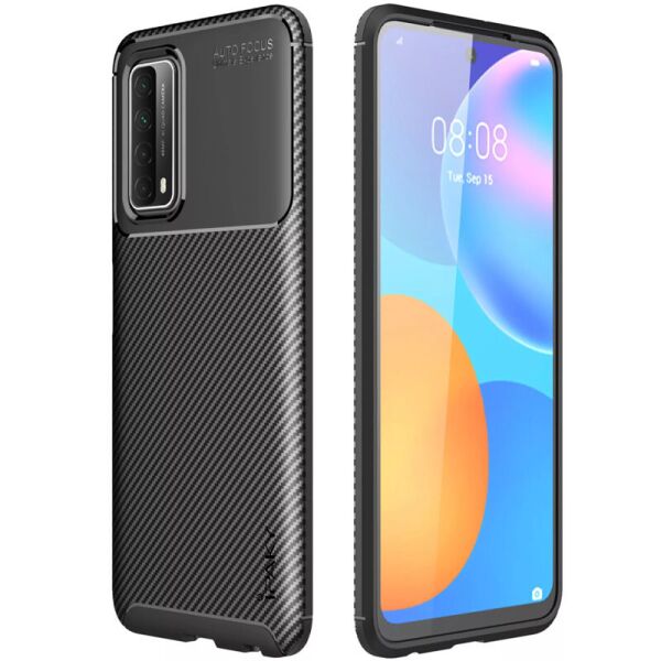 

TPU чехол iPaky Kaisy Series для Huawei P Smart (2021) Черный (7459630)