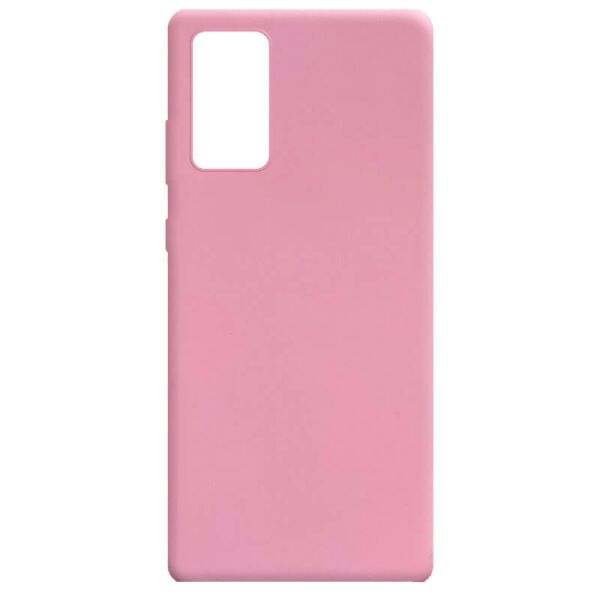 

Силиконовый чехол Candy для Samsung Galaxy Note 20 Розовый