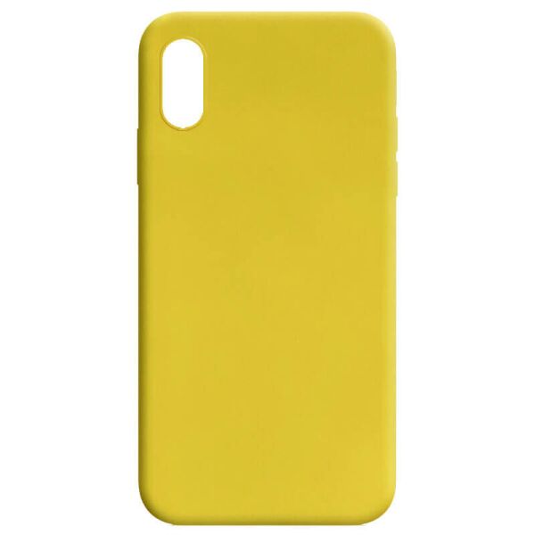 

Силиконовый чехол Candy для Apple iPhone XR (6.1") Желтый