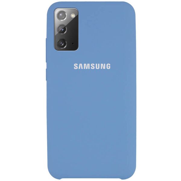 

Чехол Silicone Cover (AAA) для Samsung Galaxy Note 20 Синий / Denim Blue