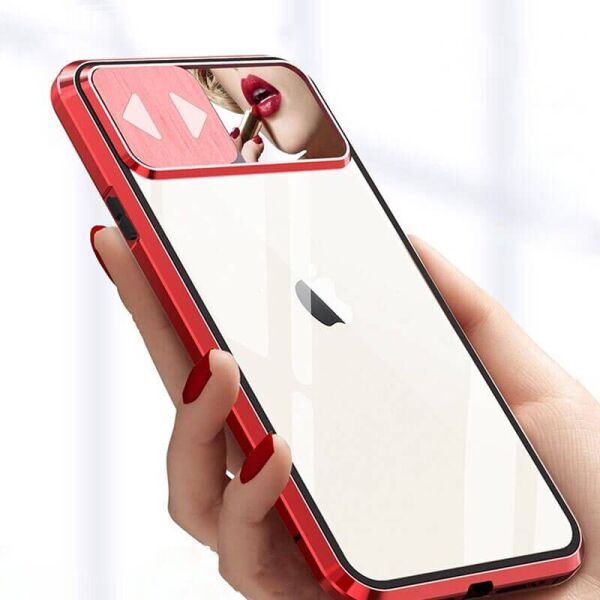 

Чехол Camshield 360 Metall+Glass со шторкой для камеры для Apple iPhone XS Max (6.5") Красный