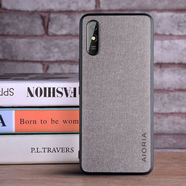

Чехол AIORIA Textile PC+TPU для Xiaomi Redmi 9A Серый