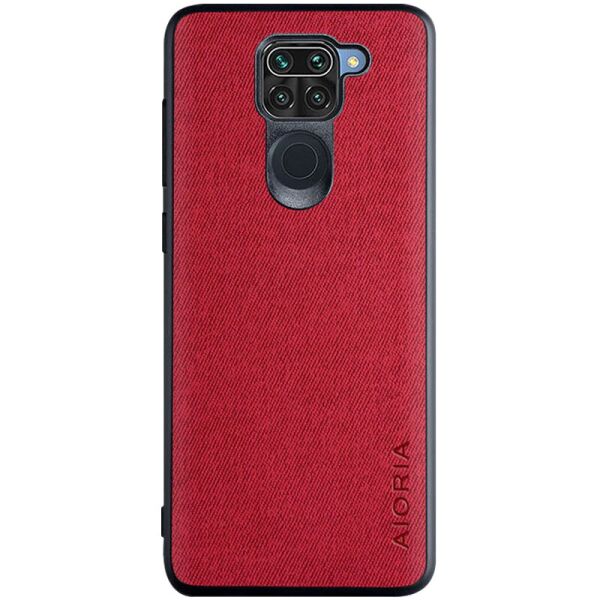

Чехол AIORIA Textile PC+TPU для Xiaomi Redmi Note 9 / Redmi 10X Красный