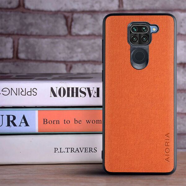 

Чехол AIORIA Textile PC+TPU для Xiaomi Redmi Note 9 / Redmi 10X Оранжевый