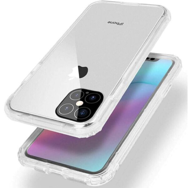 

Чехол TPU+PC Full Body с защитой 360 для Apple iPhone 12 Pro Max (6.7") Прозрачный