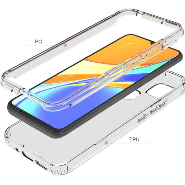 

Чехол TPU+PC Full Body с защитой 360 для Xiaomi Redmi 9C Прозрачный