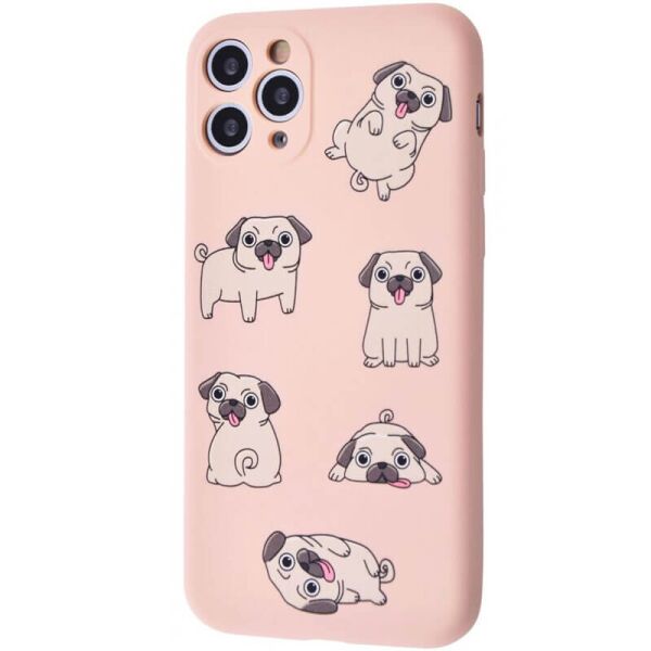 

TPU чехол WAVE Fancy для Apple iPhone 11 Pro Max (6.5") Pug / Pink sand