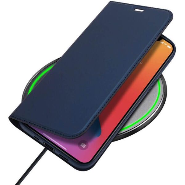 

Чехол-книжка Dux Ducis с карманом для визиток для Apple iPhone 12 mini (5.4") Синий