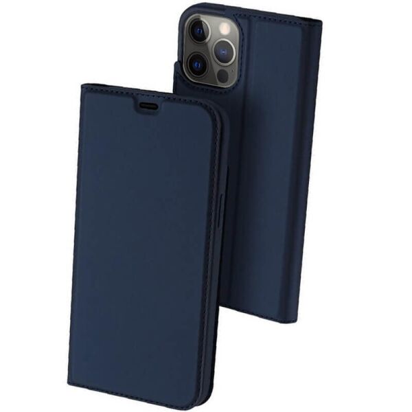 

Чехол-книжка Dux Ducis с карманом для визиток для Apple iPhone 12 Pro / 12 (6.1") Синий
