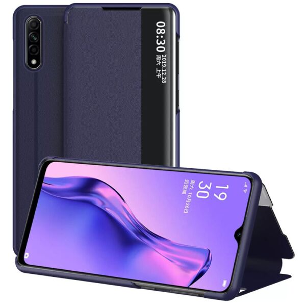 

Чехол-книжка Smart View Cover для Oppo A31 Синий / Светлое окошко (6527471)