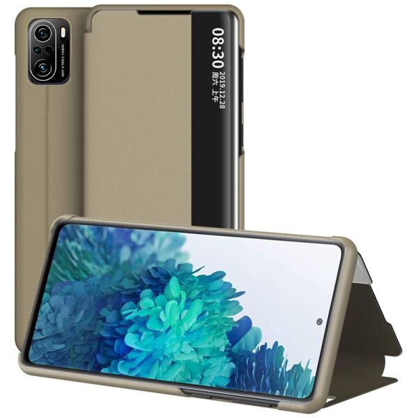 

Чехол-книжка Smart View Cover для Xiaomi Redmi K40 / K40 Pro / K40 Pro+ / Poco F3 Золотой (564859)