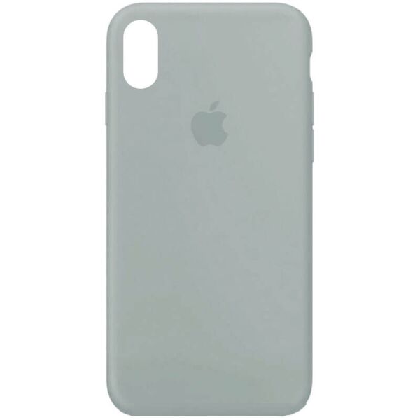 

Чехол Silicone Case Full Protective (AA) для Apple iPhone XR (6.1") Серый / Mist Blue