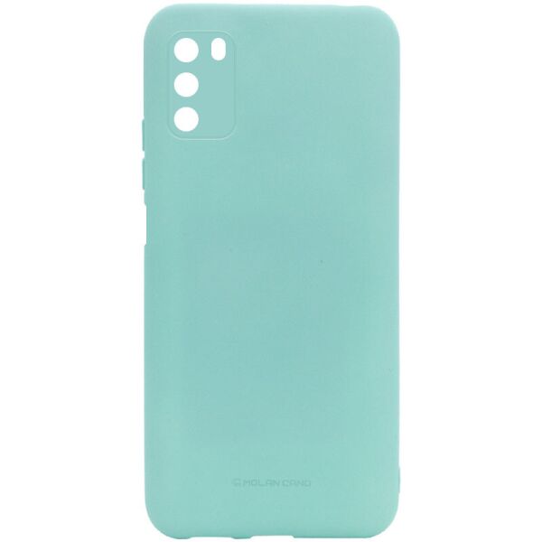 

TPU чехол Molan Cano Smooth для Xiaomi Poco M3 Бирюзовый (2420116)