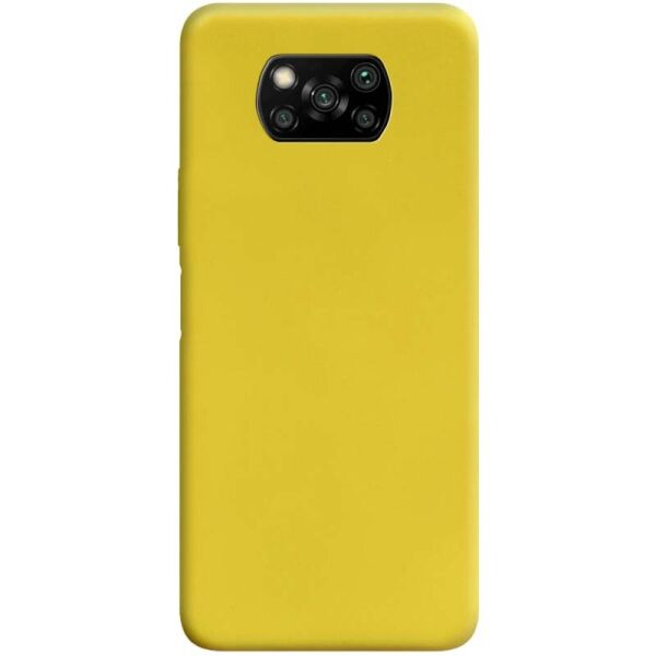 

Силиконовый чехол Candy для Xiaomi Poco X3 NFC / Poco X3 Pro Желтый