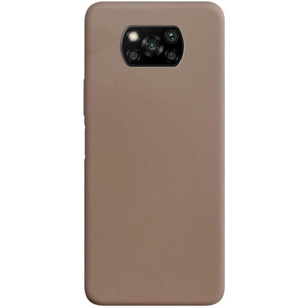 

Силиконовый чехол Candy для Xiaomi Poco X3 NFC / Poco X3 Pro Коричневый