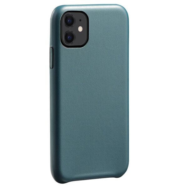 Акция на Кожаный чехол AHIMSA PU Leather Case (A) для Apple iPhone 12 mini (5.4") Зеленый от Allo UA