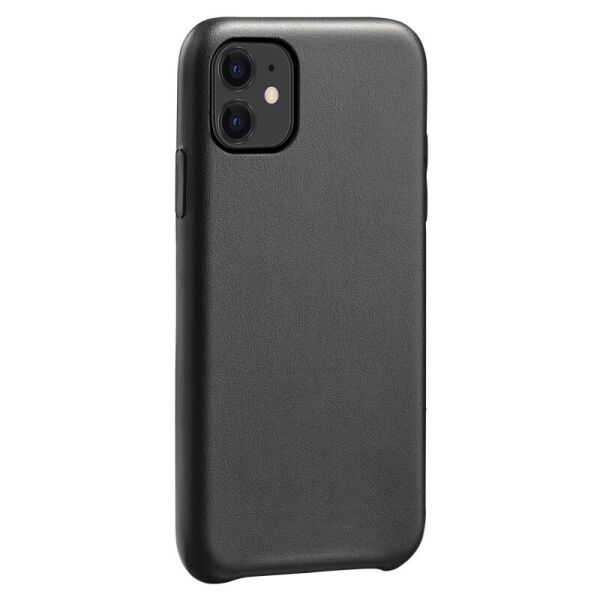 Акция на Кожаный чехол AHIMSA PU Leather Case (A) для Apple iPhone XS Max (6.5") Черный от Allo UA