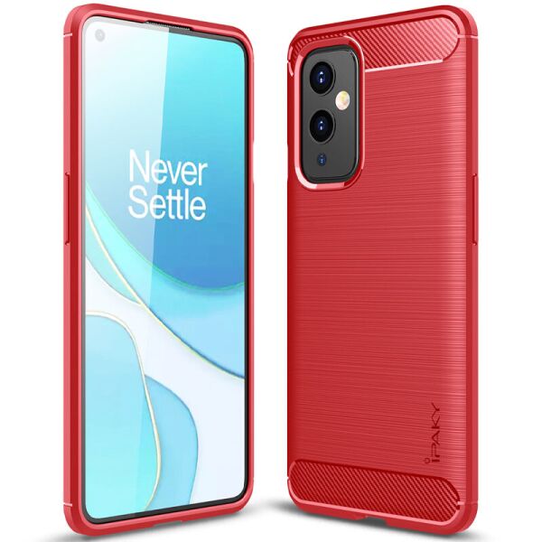 

TPU чехол iPaky Slim Series для OnePlus 9 Красный (6988544)