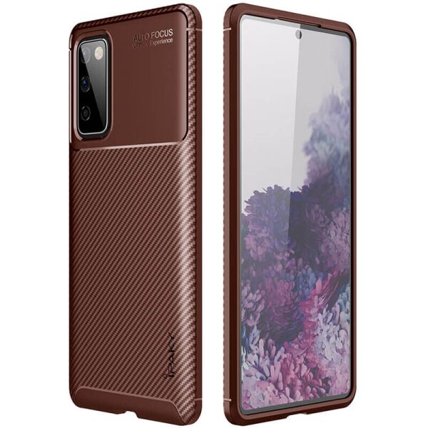 

TPU чехол iPaky Kaisy Series для Samsung Galaxy S20 FE Коричневый