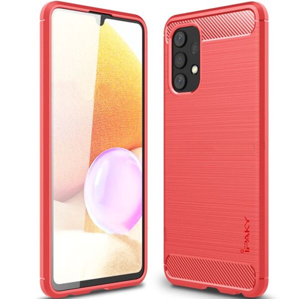 

TPU чехол iPaky Slim Series для Samsung Galaxy A52 4G / A52 5G Красный (7872345)
