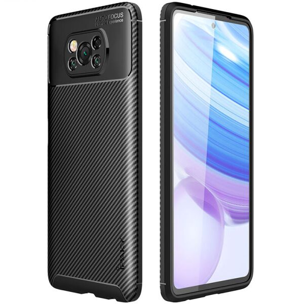 

TPU чехол iPaky Kaisy Series для Xiaomi Poco X3 NFC / Poco X3 Pro Черный