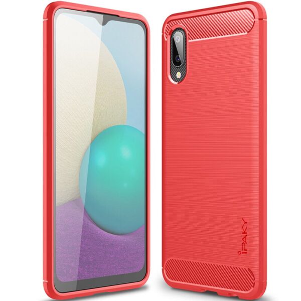 

TPU чехол iPaky Slim Series для Samsung Galaxy A12 Красный (167530)