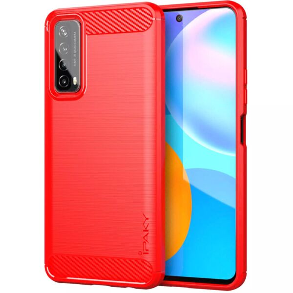 

TPU чехол iPaky Slim Series для Huawei P Smart (2021) Красный (7081291)