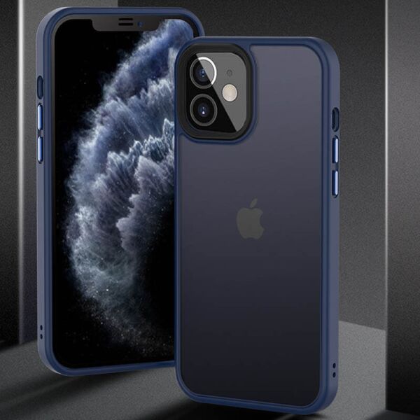 

TPU+PC чехол LikGus Maxshield New для Apple iPhone 12 mini (5.4") Синий