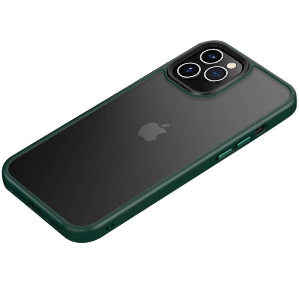 

TPU+PC чехол LikGus Maxshield New для Apple iPhone 12 Pro Max (6.7") Зеленый