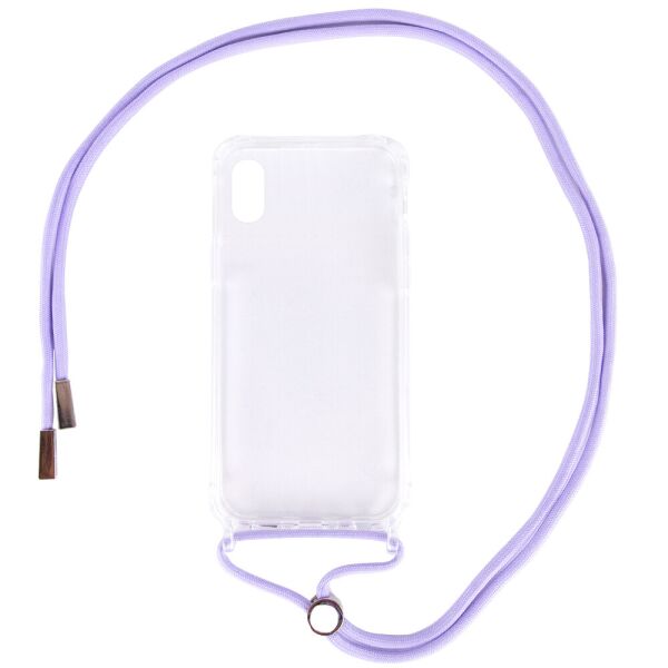 

Чехол TPU Crossbody Transparent для Apple iPhone XS Max (6.5") Сиреневый (877757)