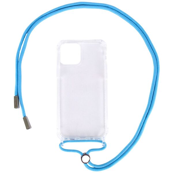 

Чехол TPU Crossbody Transparent для Apple iPhone 11 Pro (5.8") Голубой (3254027)