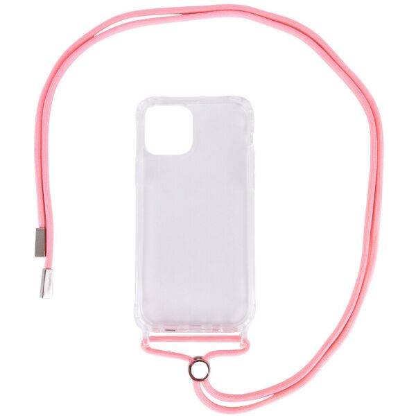 

Чехол TPU Crossbody Transparent для Apple iPhone 12 mini (5.4") Розовый (5030094)