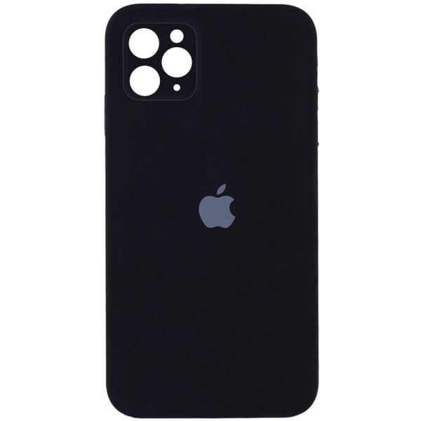 

Чехол Silicone Case Square Full Camera Protective (AA) для Apple iPhone 11 Pro Max (6.5") Черный / Black