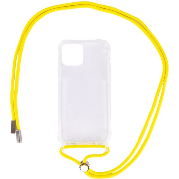 

Чехол TPU Crossbody Transparent для Apple iPhone 12 mini (5.4") Желтый (9648051)