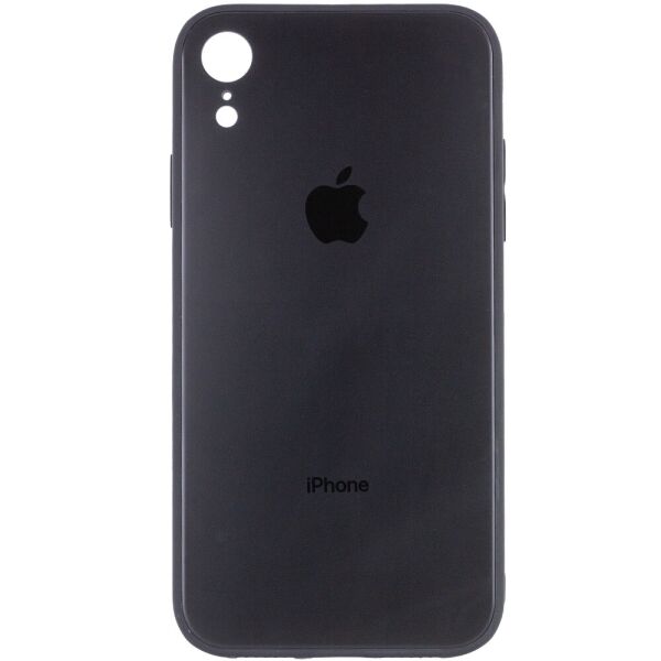 

TPU+Glass чехол GLOSSY Logo Full camera для Apple iPhone XR (6.1") Черный (2968283)