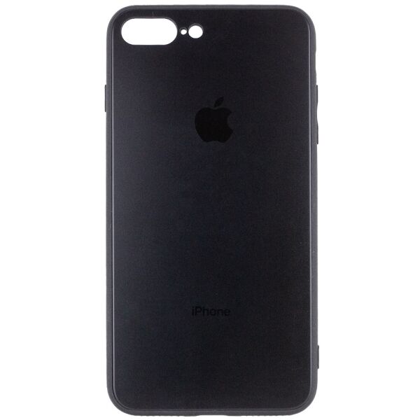

TPU+Glass чехол GLOSSY Logo Full camera для Apple iPhone 7 plus / 8 plus (5.5") Черный (9347792)