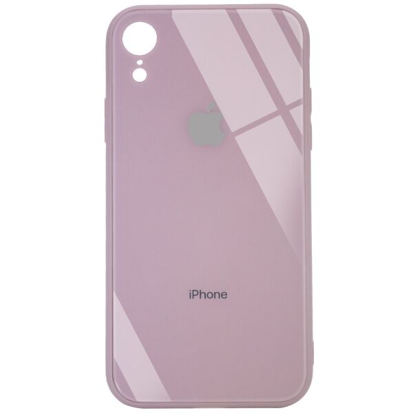 

TPU+Glass чехол GLOSSY Logo Full camera (opp) для Apple iPhone XR (6.1") Розовый / Pink Sand (5533934)