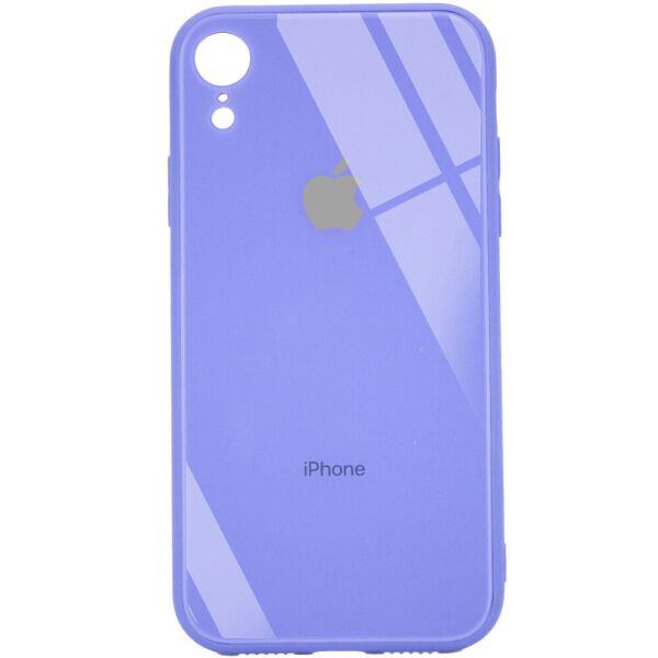 

TPU+Glass чехол GLOSSY Logo Full camera (opp) для Apple iPhone XR (6.1") Сиреневый (2422046)