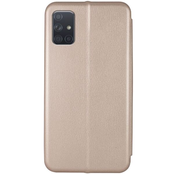 

Кожаный чехол (книжка) Classy для Samsung Galaxy M51 Золотой