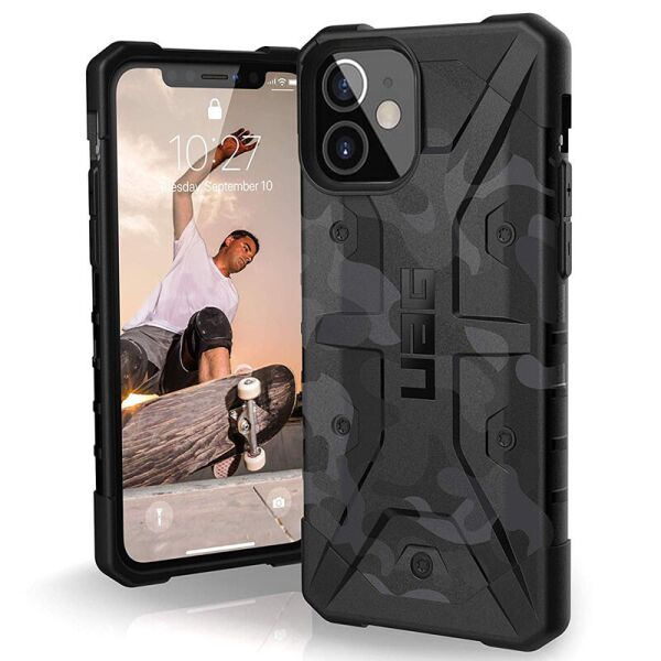 

Ударопрочный чехол UAG Pathfinder камуфляж для Apple iPhone 12 mini (5.4") Серый