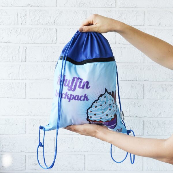 

Рюкзак-сумка для одежды и обуви 4Profi ";Cake"; blue Лаке 46013