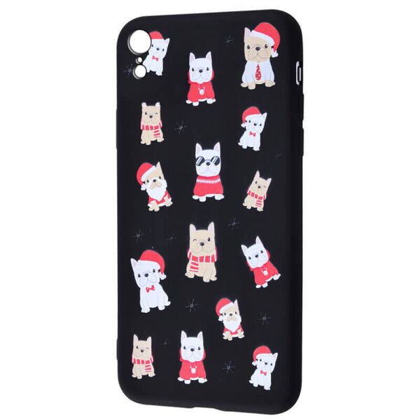

TPU чехол WAVE Fancy для Apple iPhone XR (6.1") Dogs / Black