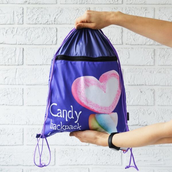 

Рюкзак-сумка для одежды и обуви 4Profi ";Candy";, violet Лаке 46075