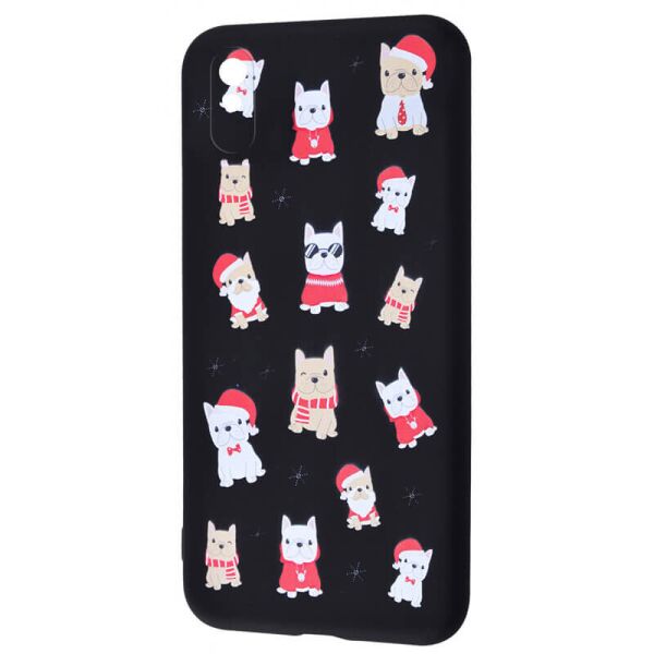 

TPU чехол WAVE Fancy для Xiaomi Redmi 9A Dogs / Black