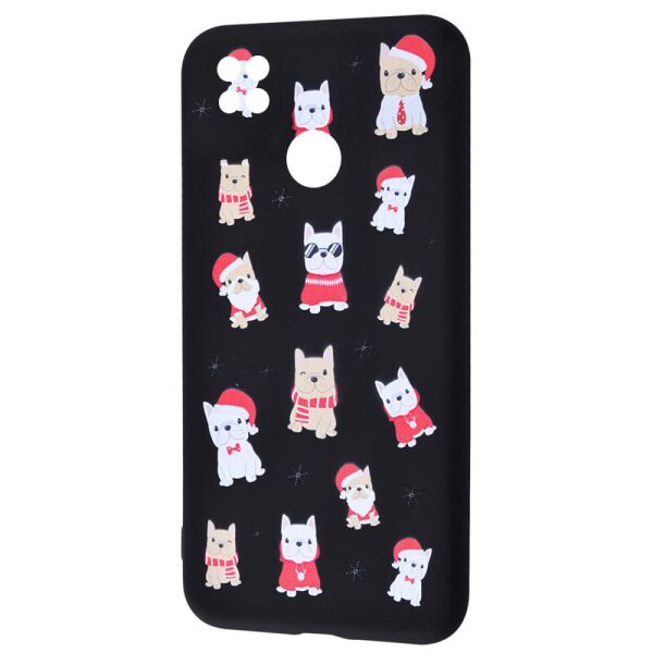 

TPU чехол WAVE Fancy для Xiaomi Redmi 9C Dogs / Black