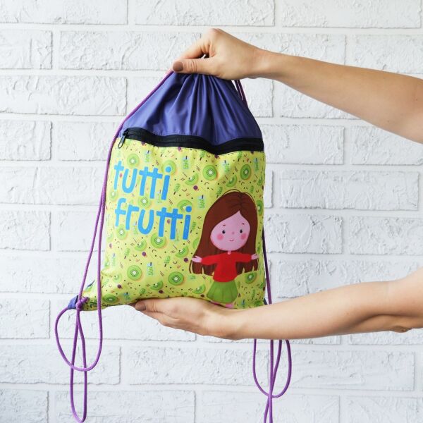 

Рюкзак-сумка для одежды и обуви 4Profi ";Tutti Frutti";, kiwi 46211