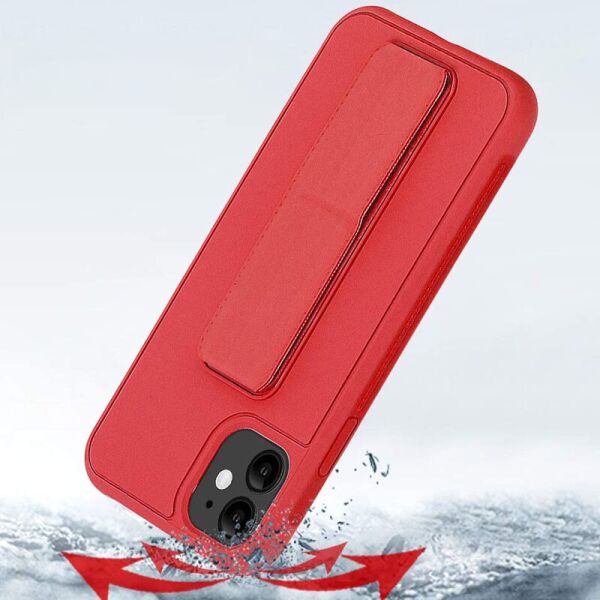 

Силиконовый чехол Hand holder для Apple iPhone 12 mini (5.4") Red