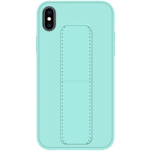 

Силиконовый чехол Hand holder для Apple iPhone X / XS (5.8") Mint green