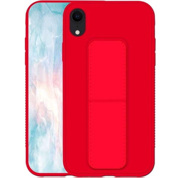 

Силиконовый чехол Hand holder для Apple iPhone XR (6.1") Red